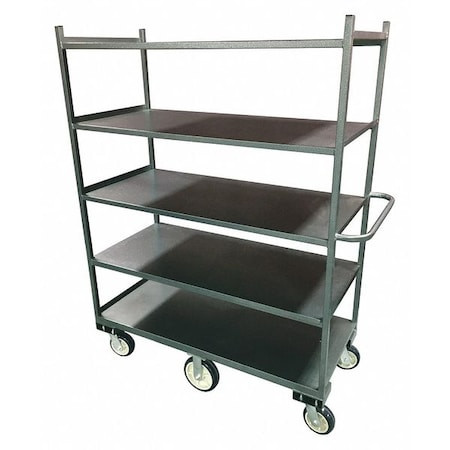 R.W. ROGERS CO Stock Cart,5 Tier,24x48x67 - AL-5000