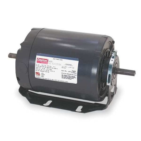 DAYTON Tool Motor, 2-shaft, 1/3hp, 3450rpm, 115v - 5K600BA
