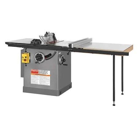 DAYTON Corded Table Saw 10 in Blade Dia., 4 1/5 Ft - 38UK49