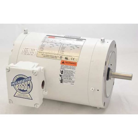 DAYTON Washdownmotor,1/2hp,1750rpm,230/460vac - 1TTB6BG
