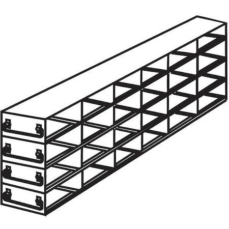 COLE PARMER Freezer Rack,for 96 Deep Well Plates,ss - RDDP64A