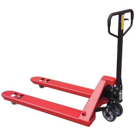 DAYTON Pallet Jack, 63 In, 27 In, Red, 5500 Lb - 32HD11