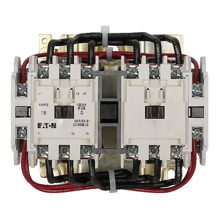 EATON 120vac Reversing Magnetic Contactor 3p 9a Nema 00 - CN55AN3AB