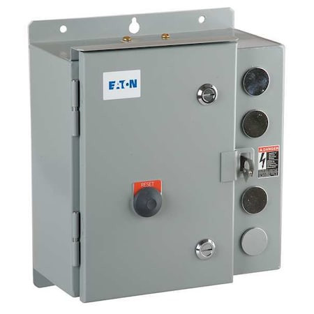 EATON Nema Magnetic Motor Starter, Non-reversing, 1nc/1no, 240v Ac, 3 P - ECN0522BAA-R63/D