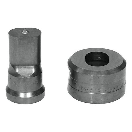 EDWARDS Oblong Punch & Die Set - ED9-PDOB11/16X1