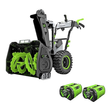 EGO Cordless Walk-behind Snow Blower Kit, 28 in Clearing Path, 14 in Auger Diameter - SNT2807