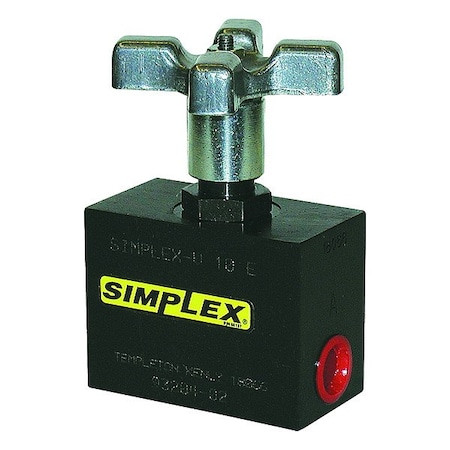 ENERPAC In-line System Check Valve, V Series, One-way with Reverse Free Flow, Steel, 3/8 in Npt Female - V10E