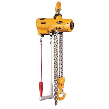 HARRINGTON Air Chain Hoist,2000 Lb. Cap.,15 Ft. Lft - TCS1000C2-15