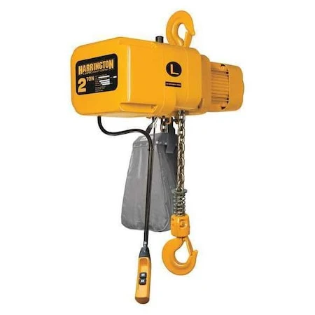 HARRINGTON Air Chain Hoist,pull Cord,6000 Lb.,10 Ft - TCL3000C-10