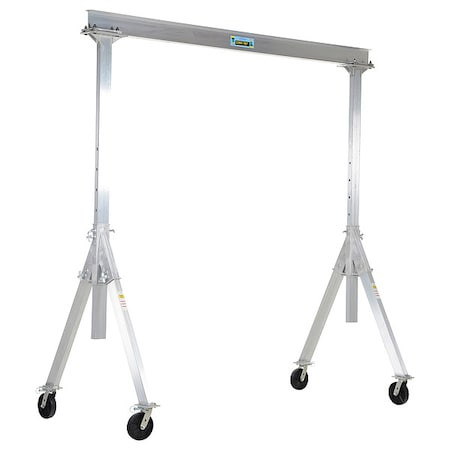 VESTIL Adjustable Alum Gantry Crane,2k 10 X 10 - AHA-2-10-10