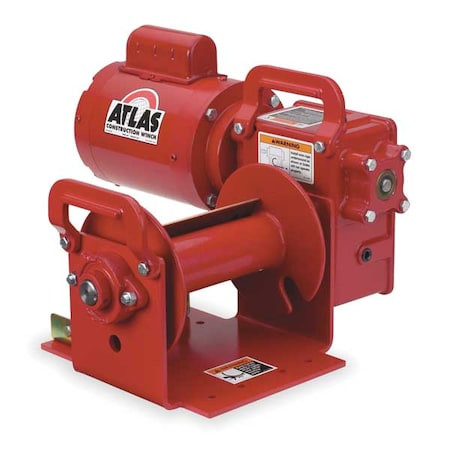 THERN Electric Winch,1hp,115vac - 4WP2D8-P4