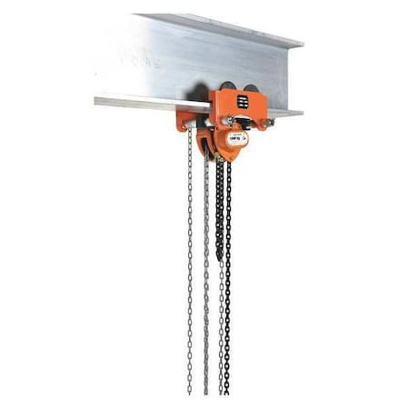 VESTIL Low Headroom Chain Hoist Trolley Gear,2k - LOW-2G