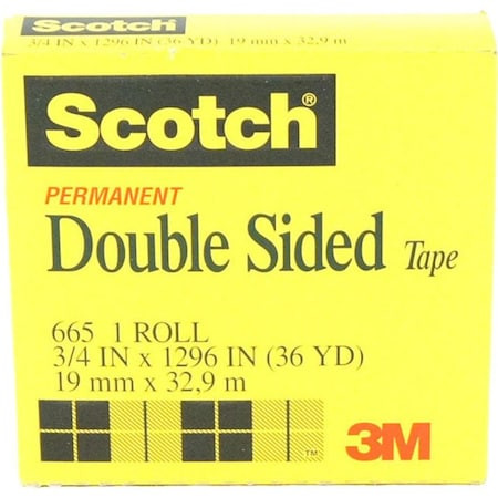 3M Transfertape,transparent,36ydl,1inw,pk36 - 665