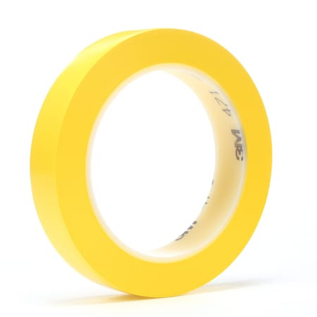 3M Vnyltpe471yellow, 3/4nx36yd5.2ml, Pk48 - 03127