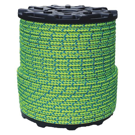 ALL GEAR Climbing Rope,pes,1/2 In. Dia.,600 Ft. L - AG16SP12600N
