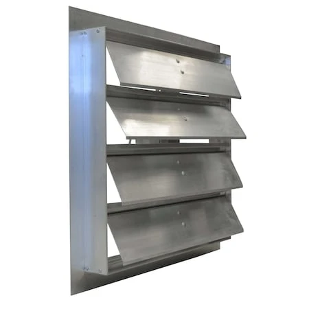 CANARM Motorized Damper,aluminum,square,18 Ga - SX3218X18