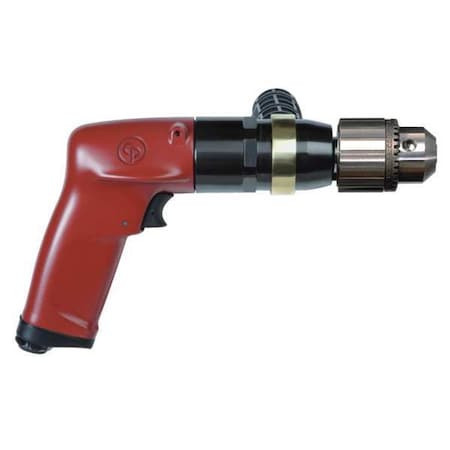 CHICAGO PNEUMATIC Air-powered Drill, 1/4 In, Npt, Keyless - CP1117P05