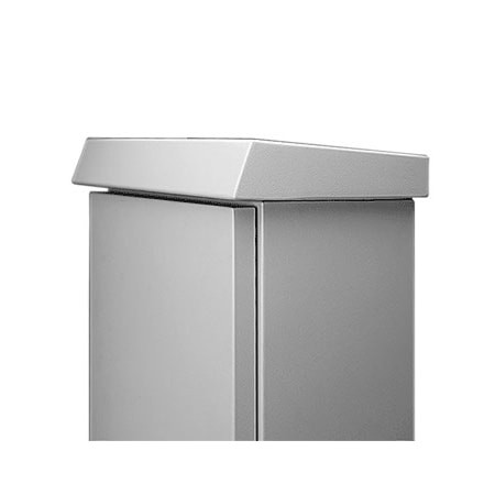NVENT HOFFMAN Solar Shield Top, Fits 600x200mm, Gray, Aluminum - ESSH6020