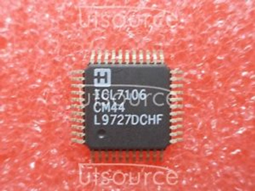 50PCS ICL7106CM44  Encapsulation:QFP31/2 Digit LCD/LED Display A/D