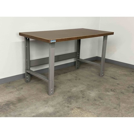 STACKBIN Workbenches,72"w,adj. Height,3500lb - H7236-3505-GY