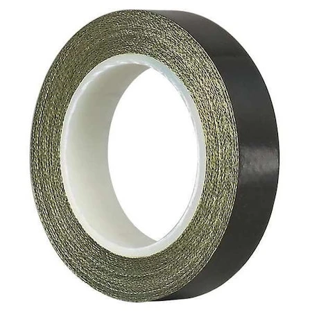 TAPECASE Film Tape, Black, 18 Yd L, 4 in W - SG56-05