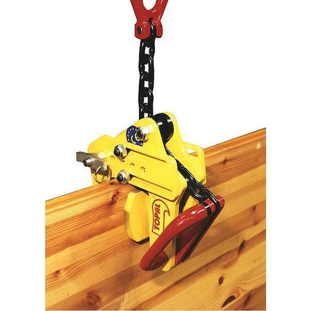 TRACTEL Nonmarring Plate Clamp,1100 Lb,automatic - 50428