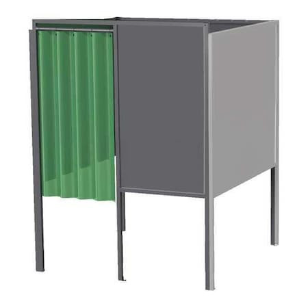 GREENE MANUFACTURING Welding Booth,6ft.x6ft.,wall Mounted - GB-7266.01.A