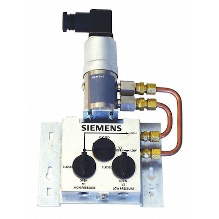 SIEMENS Differential Pressure Sensor,0 to 25 Psi - QBE3190UD25