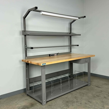 STACKBIN Workbenches, 72" W, 1000 Lb. - M7230BDN-BG
