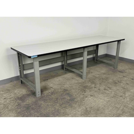 STACKBIN Workbenches,96"w,33-1/2" Height,3500lb - E9630-T-3500-GY
