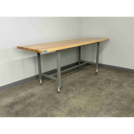 STACKBIN Workbench,mobile,tubular,frame - M9630-1012-BL