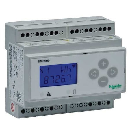 SCHNEIDER ELECTRIC Power Meter,lcd,90/600vac/dc - METSEEM3555