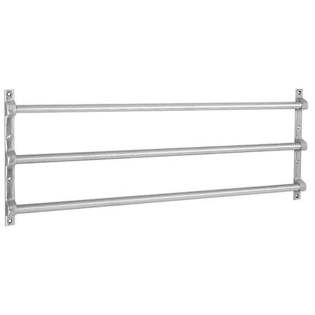 ROCKWOOD Screen Door Guard, Satin Chrome - 40.26D