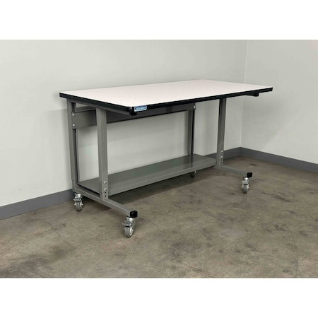 STACKBIN Workbench,ergonomic,mobile - P6036-T-2012-BK