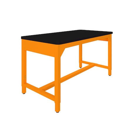 DIVERSIFIED SPACES Fab Lab Workbench,top 60"x30" Black Top - AMS6030LBBT
