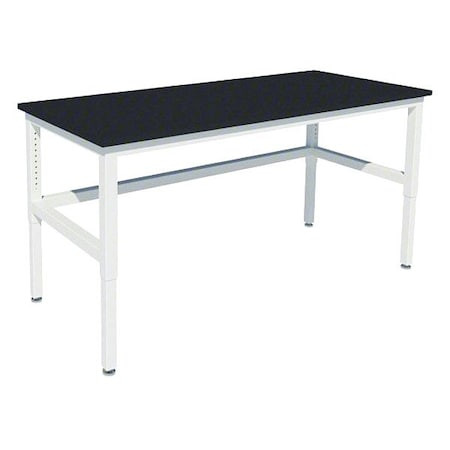 INSTOCK Heavy Duty Table, Steel, Steel Frame, Petal White - GRHD-8424-AE-2