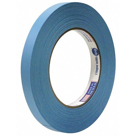 INTERTAPE Pf14 Blu .5x60yd Ipg,pk72, 0.5" W X 60" L, Blue, Synthetic Rubber Adhesive, 72 Pk