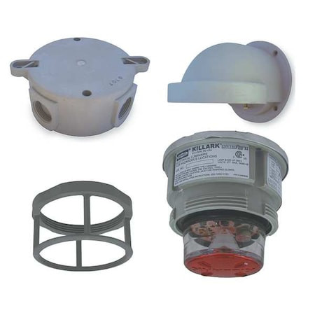 Killark Led Lamps, Hazardous Location Signal Light - NVSLCFG25RBG