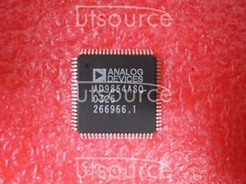 10PCS AD9854ASQ  Encapsulation:QFP80CMOS 300 MHz Quadrature Complete-DDS