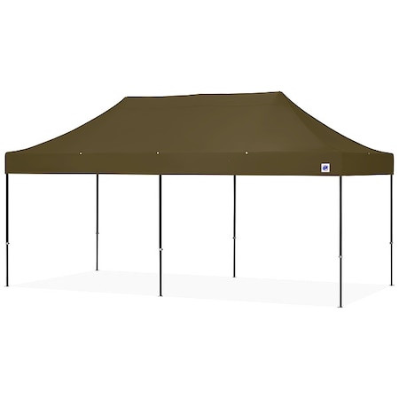 E-Z UP Portable Shelter,green,10 Ft W,20 Ft L - EC3STL20KFBKTMCOD