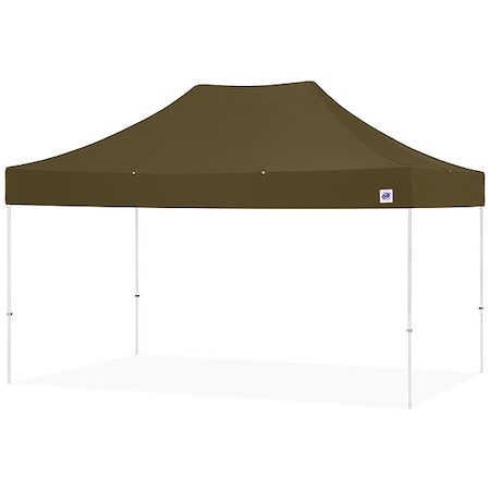 E-Z UP Portable Shelter,green,10 Ft W,15 Ft L - EC3STL15KFWHTMCOD