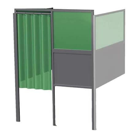 GREENE MANUFACTURING Welding Booth,5ft.x6ft.,wall Mounted - GB-7256.02.A-DM