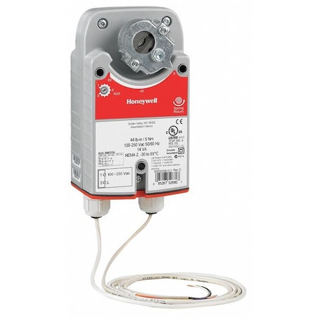 HONEYWELL Actuator, Damper, 44 In-lb, 24v Ac/dc - MS7505W2030/U