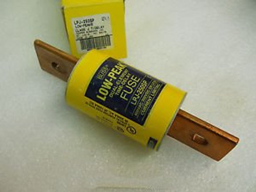 BUSSMANN LPJ-250SP LOW PEAK TIME-DELAY FUSE 250A 600VAC 300VDC NEW IN BOX