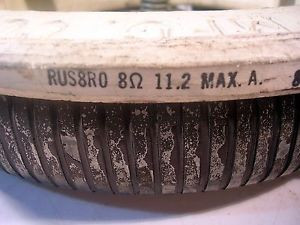 OHMITE Rheostats RUS8R0   OPEN FRAME 8 OHM TESTED GOOD