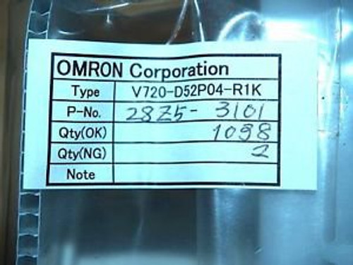 1 spool 1038 OMRON  V720-D52P04-R1K  RFID stampsize inlays.