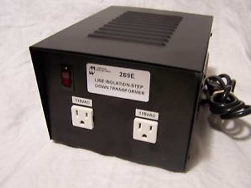 HAMMOND 289E Line Isolation STEP DOWN Voltage TRANSFORMER 230 V In 115 V Outputs