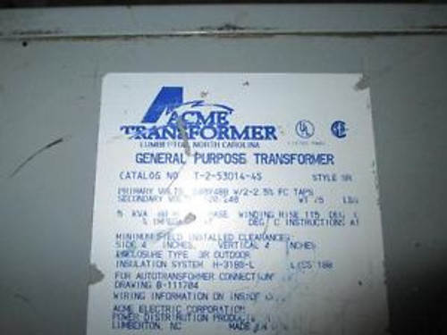 Acme T-2-53014-4S  Transformer