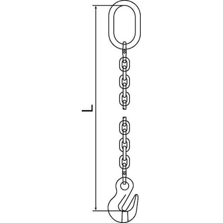 PEWAG Chain Sling,g120,sog,alloy Steel,10 Ft L - 10G120SOG/10