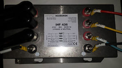 Roxburgh IHF 436 Line Filter 415V 25A 3 Phase & Neutral (#x42)